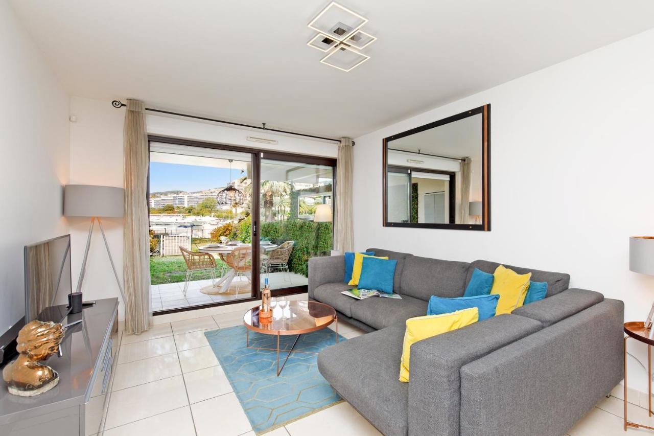 Luxury 3 Piece Garden Apartment In Cannes Marina Mandelieu-la-Napoule Exterior photo